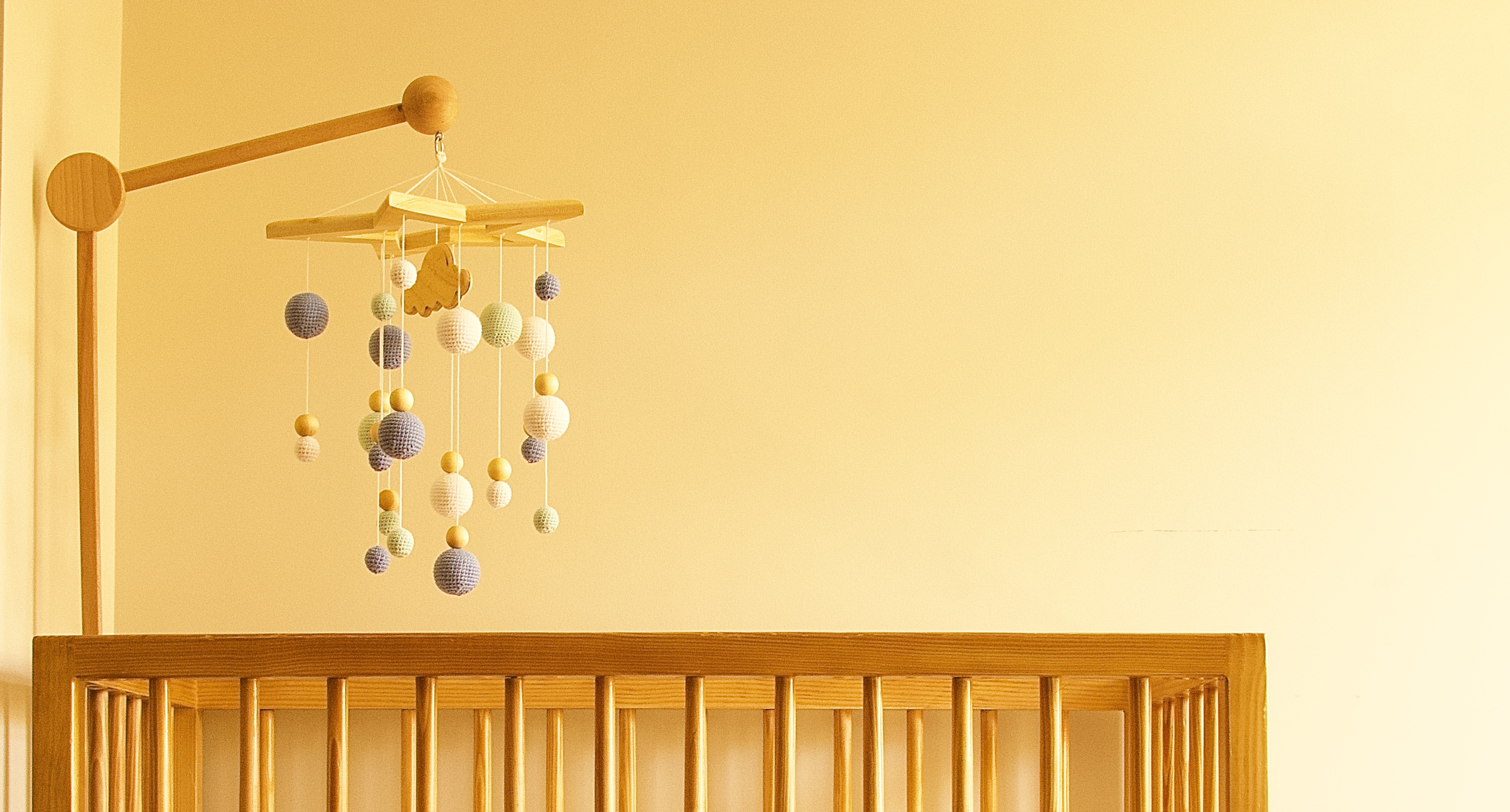 A beautifully styled nursery featuring Ceilo nursery décor